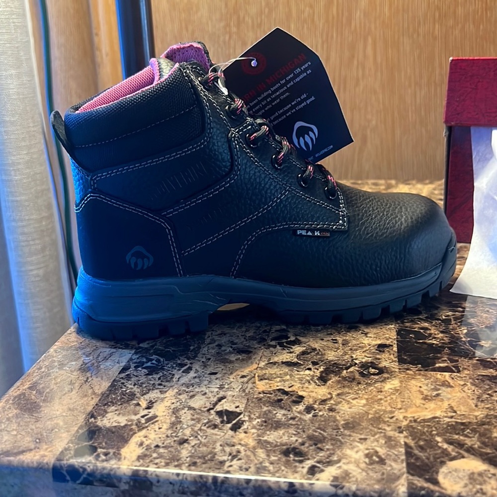 Wolverine steel toe boots. Waterproof. Brand new.